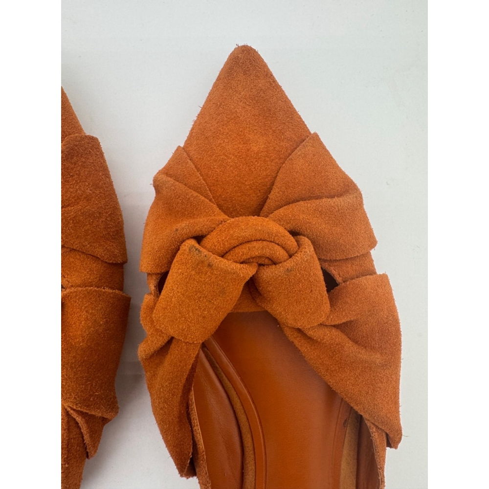 Women's Mango Mules Size 6.5/37 Rust Brown - Picture 6 of 7